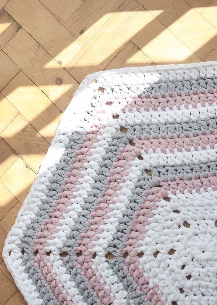Simple crochet rug - 02
