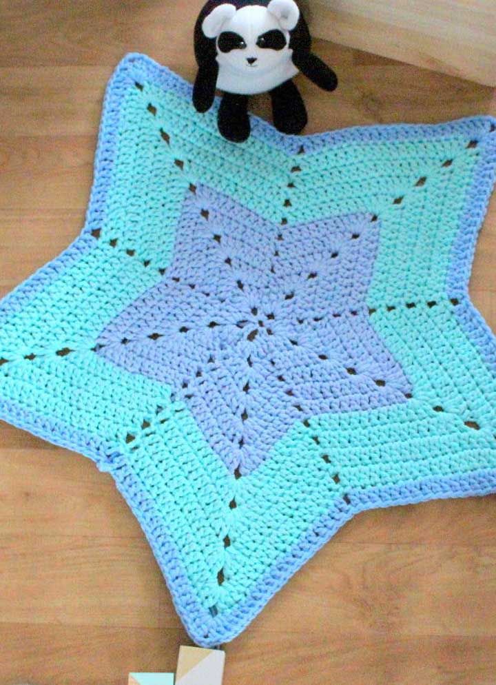 Simple crochet rug - 27
