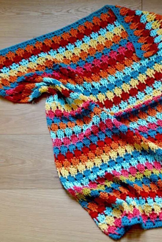 Simple crochet rug - 61