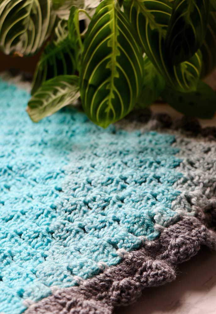 Simple crochet rug - 64