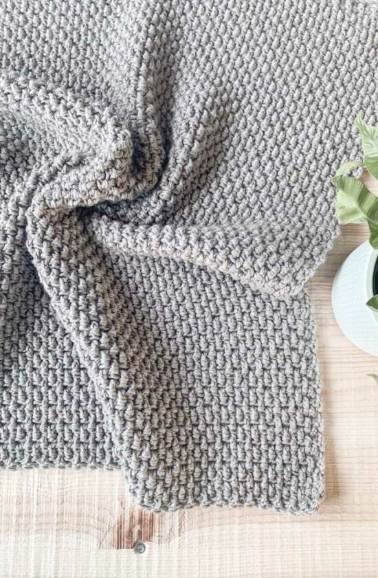 Simple crochet rug - 86