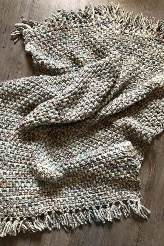 Simple crochet rug - 93