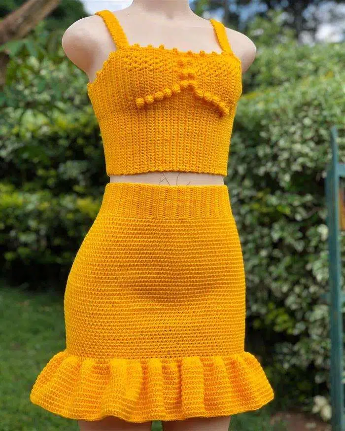 Crochet skirt - 34