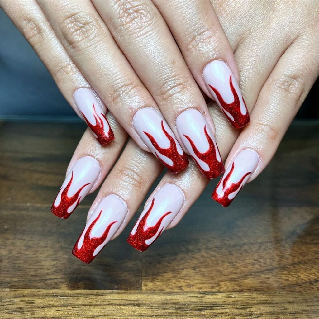 fire nails for powerful nail art-043