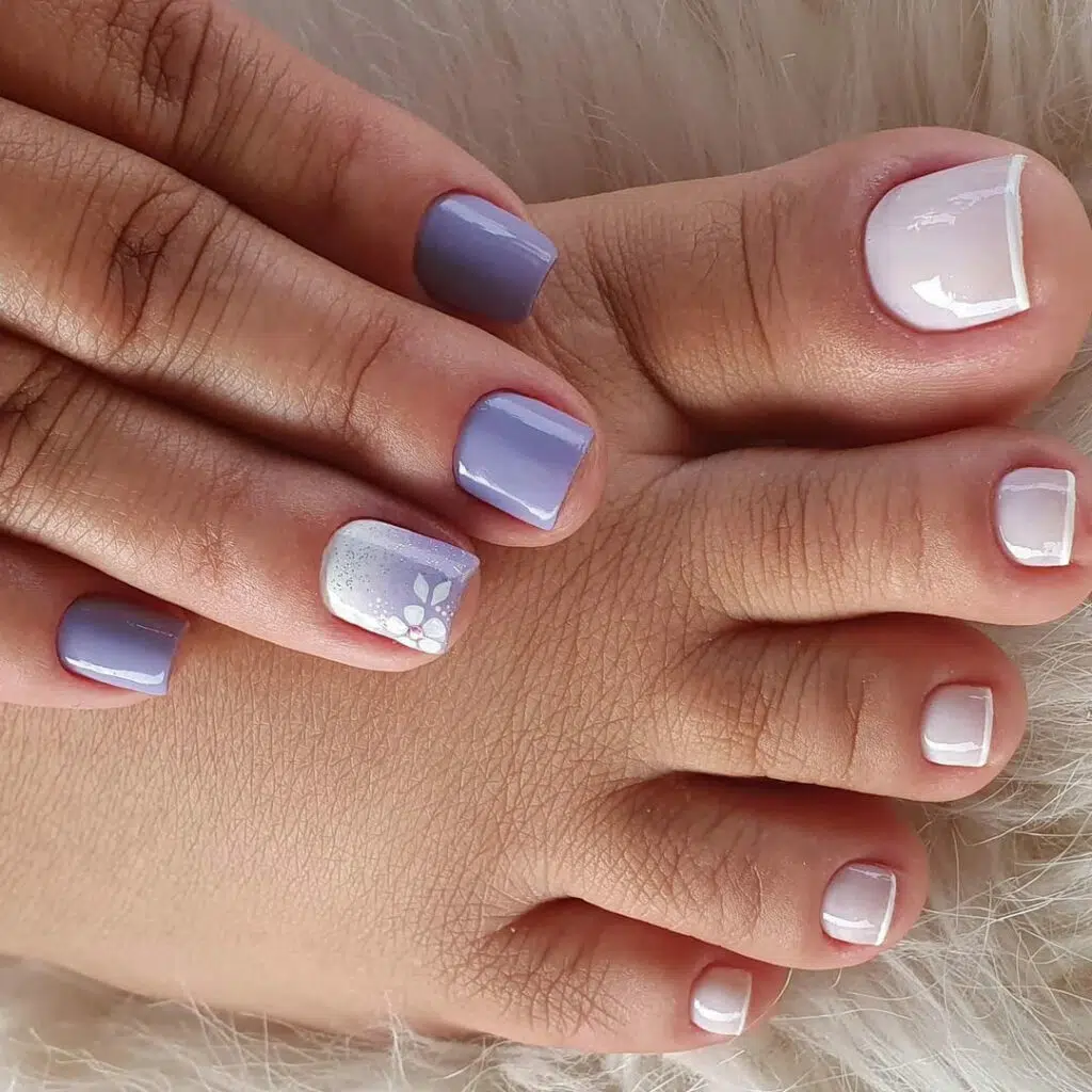 french nails done on the feet-027