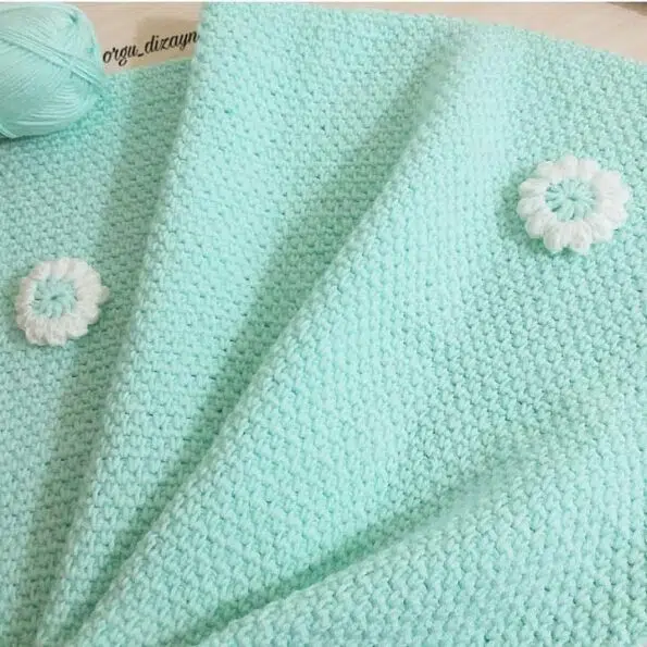 Baby crochet blanket - 15