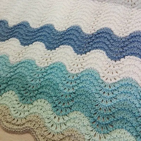 Baby crochet blanket - 25
