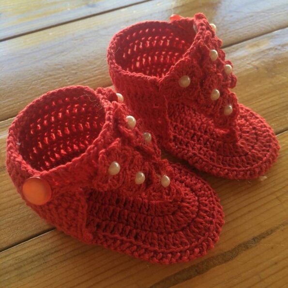Crochet booties - 26