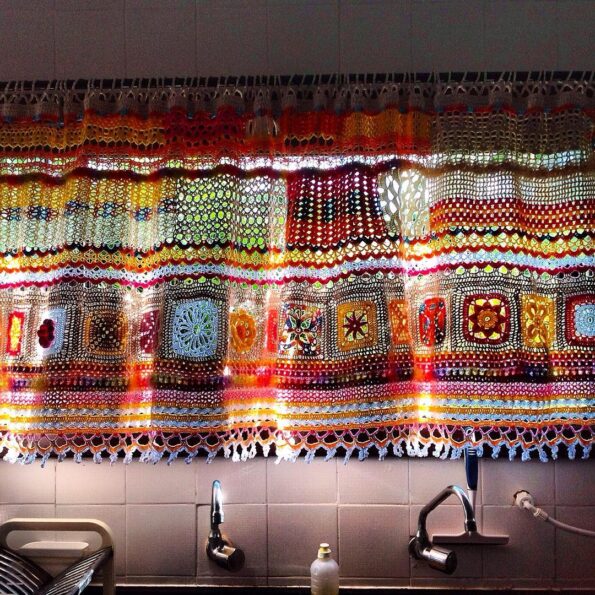 Crochet curtain - 08