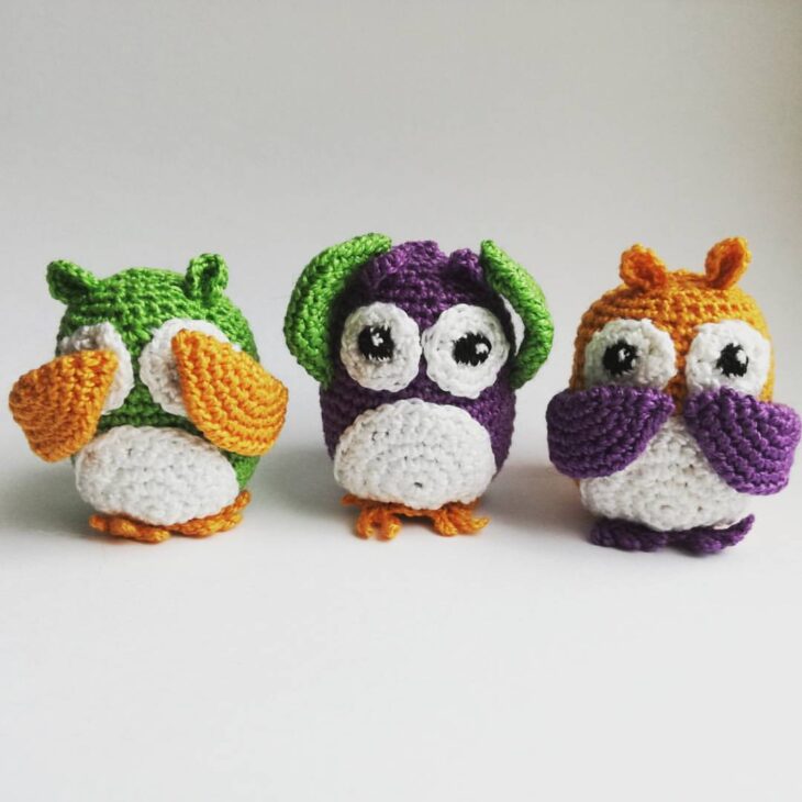 Crochet owls - 10