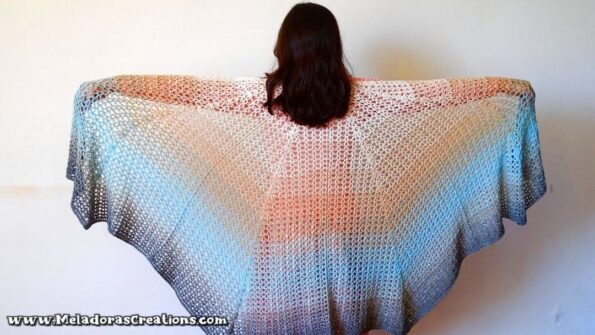 Crochet shawl - 55