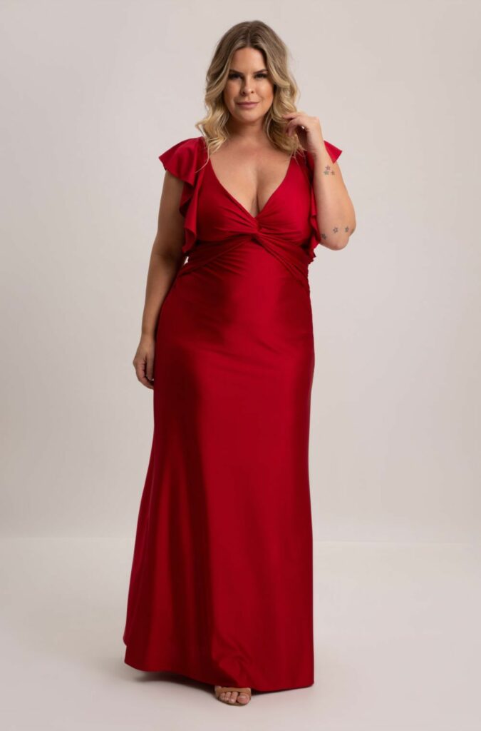 Red bridesmaid dress - 27