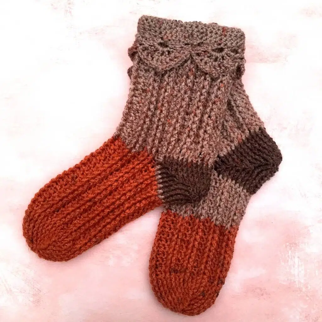 crochet socks - 19