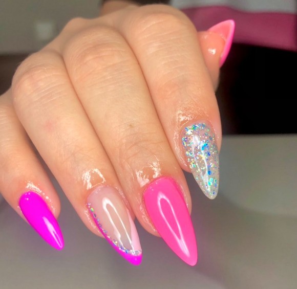 decorated gel nails - 39