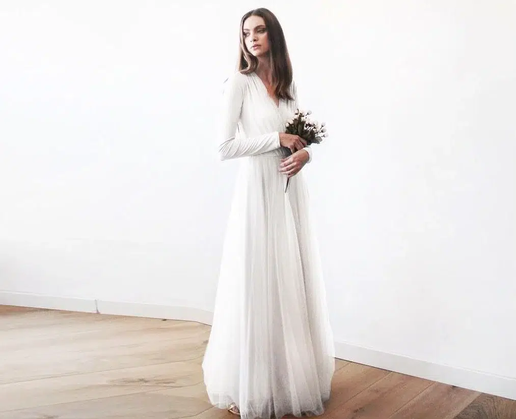 simple wedding dress - 22