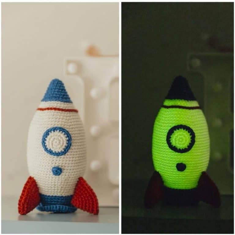 Amigurumi Glow learn about the advantages of the line that glows in the dark - 06
