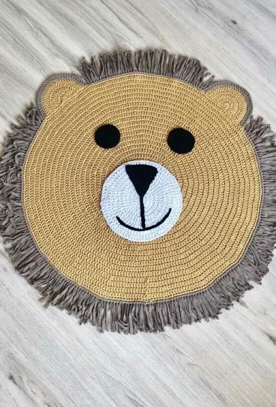 Crochet rug for baby's room how to do it step by step and photos for inspiration - 12