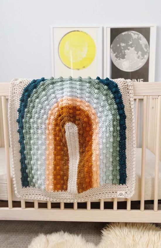 Crochet rug for baby's room how to do it step by step and photos for inspiration - 35