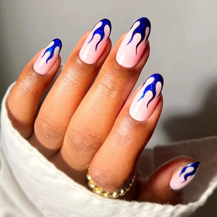 Electric Blue Nail Ideas The Ultimate Guide to Unforgettable Manicures - 02