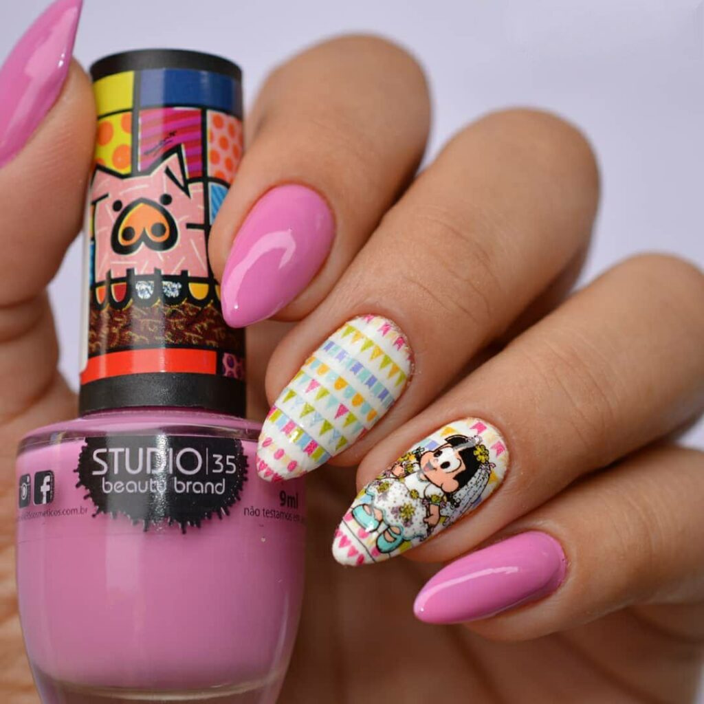 Festa Junina nail ideas for a complete themed look -14