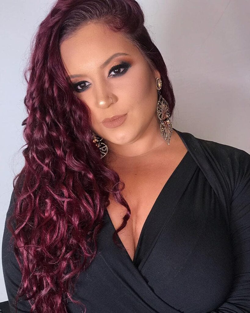 Marsala hair the perfect combination between red and violet - 28